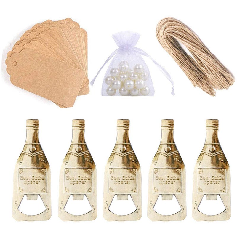 Bodosac 30 Pcs Rustic Vintage Beer Key Bottle Opener with Card Tag and Sheer Bag for Beer Wedding Party Favors - Image 3